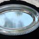 Christoffle oval silver metal top