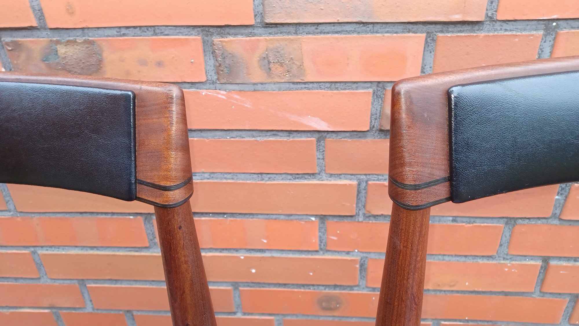 2 x Hans Olsen chairs for Frem Røjle, Denmark, Set de Lux, 1960s
