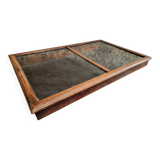 Vitrine de table d'exposition ancienne