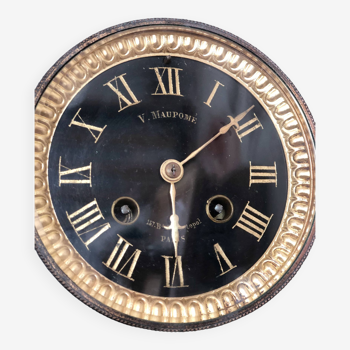 Napoleon III marble mantel clock