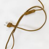 Pair of gold metal table lamps