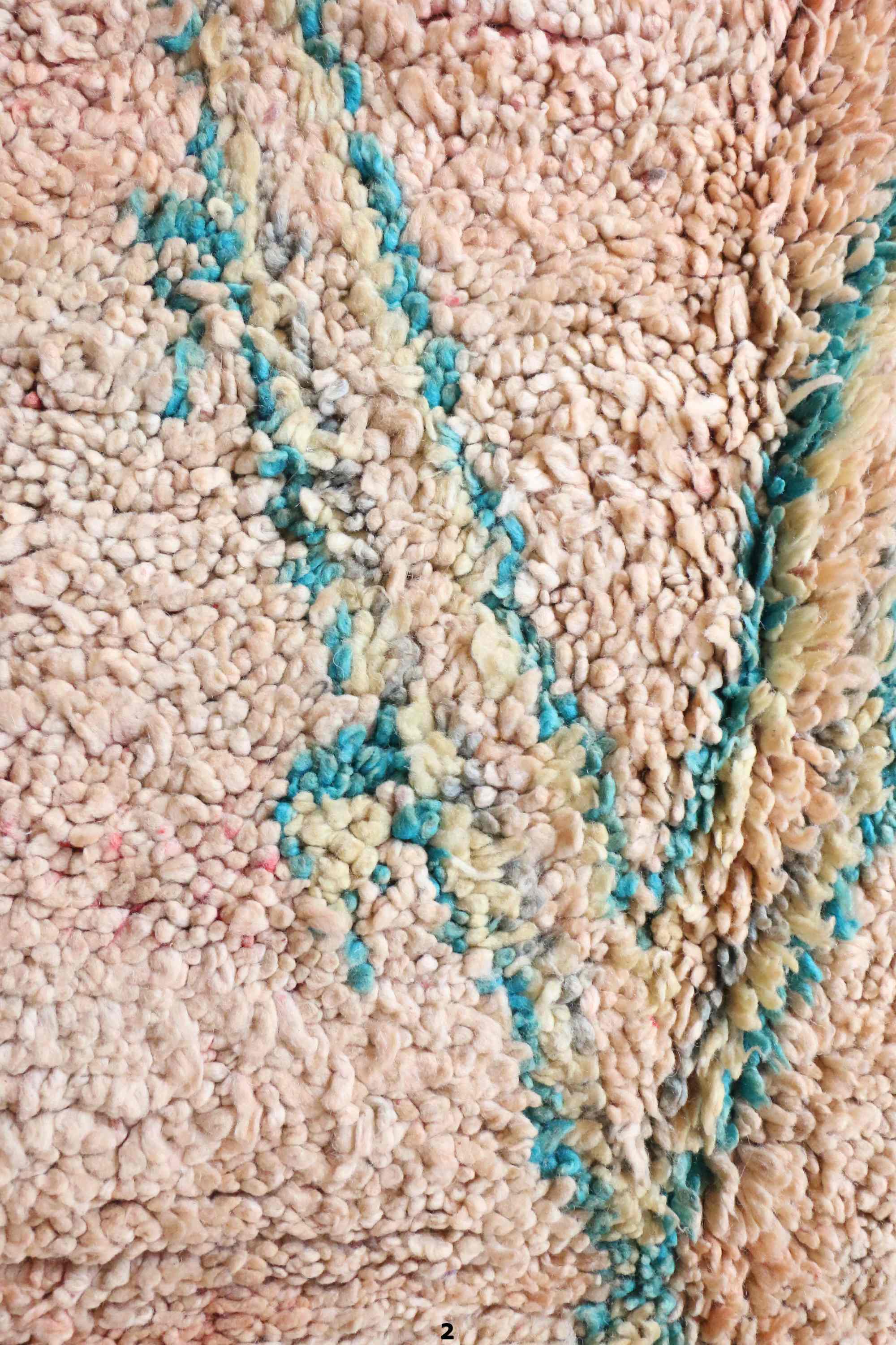 Old moroccan carpet 137 x 253 cm