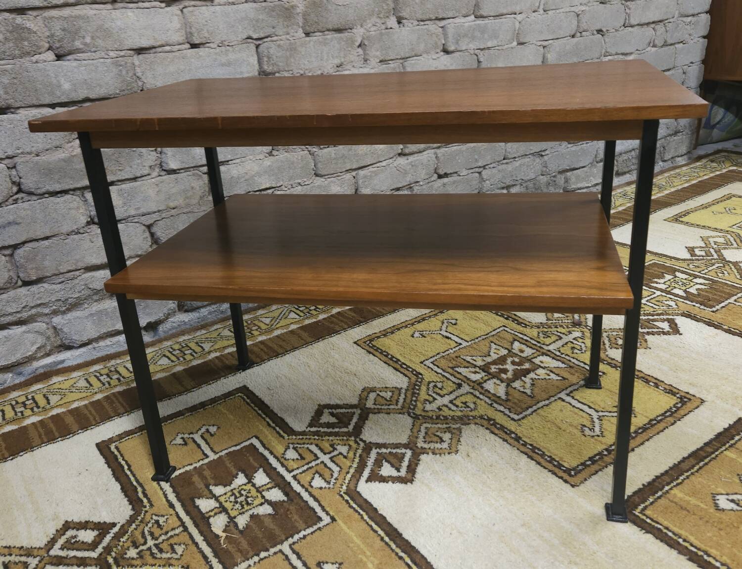 Small teak side table Jese Möbel 1960s vintage