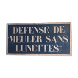 Plate Defense to grind without glasses