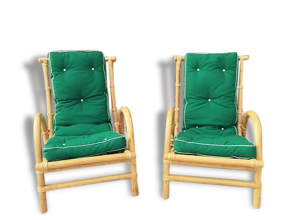 Paire de fauteuils de