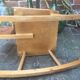 Cheval a bascule en bois vintage