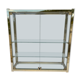 Golden brass window