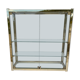 Golden brass window