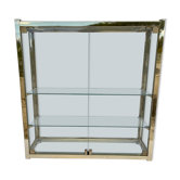 Golden brass window