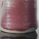 Vintage glazed stoneware bottle soliflore vase