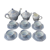 Ancien service à thé en porcelaine de Maastricht signé Petrus Regout & Co