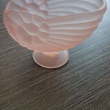 Amonite en cristal rose