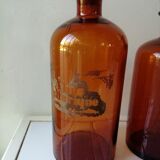 Set of 4 bottles of apothecary