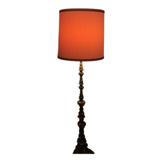 Brass floor lamp