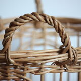 Set of 2 rattan baskets