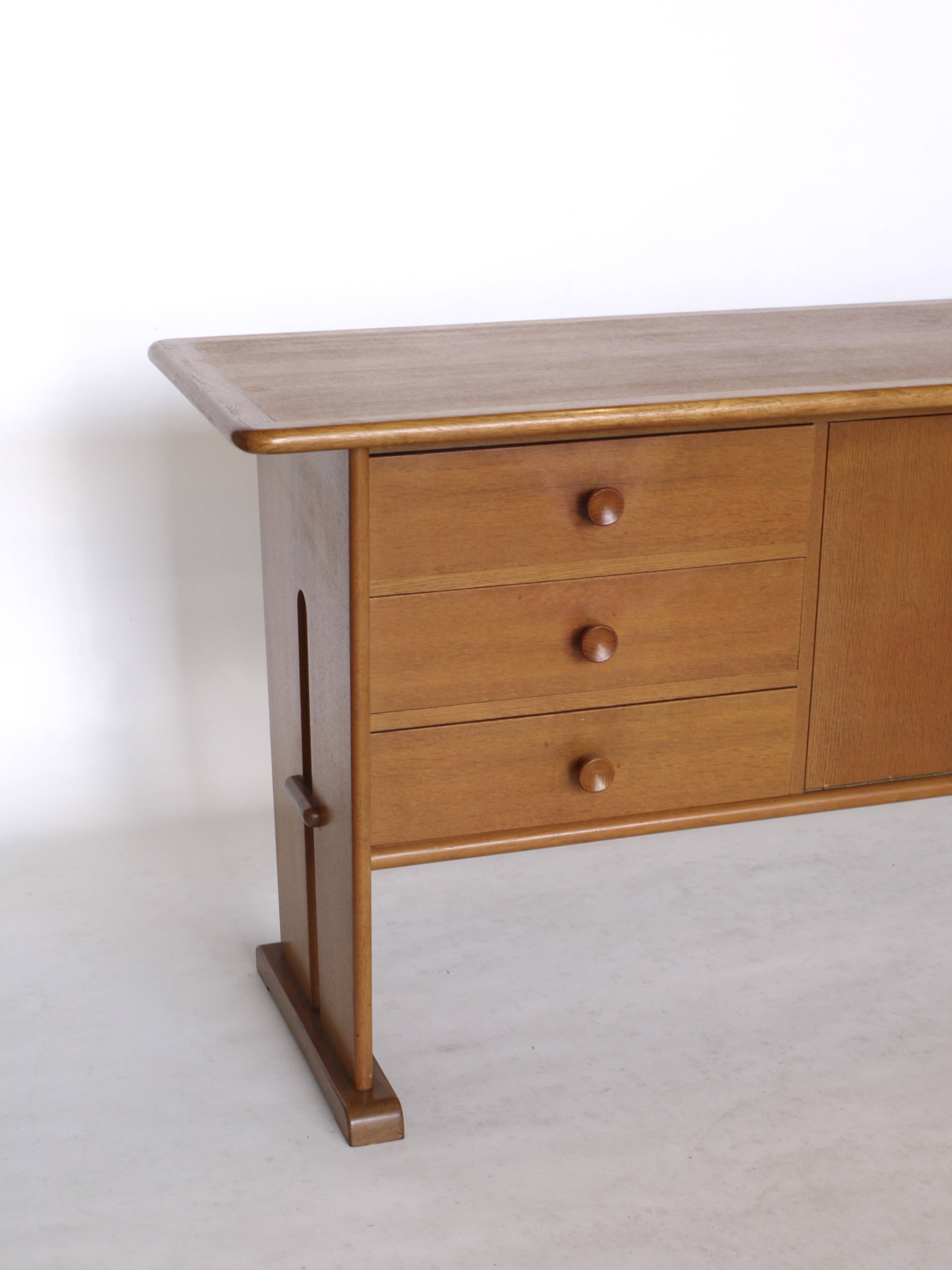 Art Deco Oak Sideboard by Bas van Pelt for EMS Overschie. 1930s