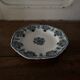 18th-century Moustiers earthenware plate with floral decoration