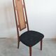 Paire de chaises mid-century en peau d'agneau Astrakan