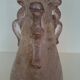 Large Murano scavo glass vase h 37 cm