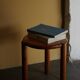 Modern Scandinavian tripod stool from the 20th century with a circular seat, 1970s.