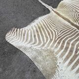 Zebra Skin, Floor Rug / Wall Tapestry, ca 1950