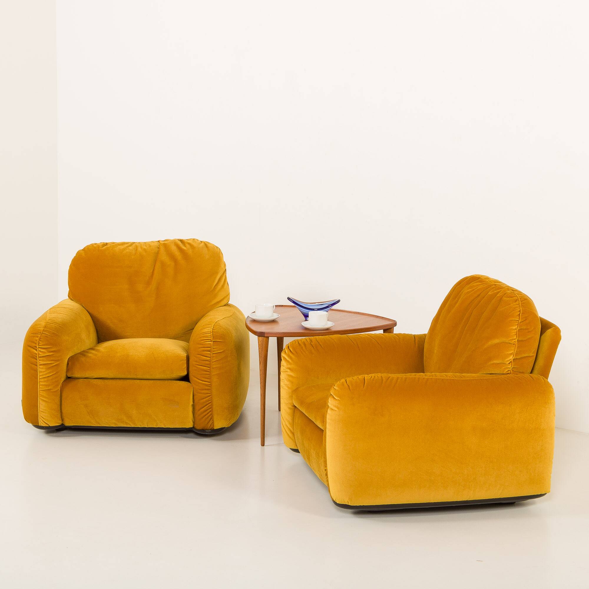 Piumotto Armchairs by Arrigo Arrigoni for Busnelli, set of 2, 1970s