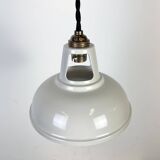 Vintage Industrial Beige Painted Ceiling Lamp, 2000s
