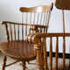 Western style vintage armchairs
