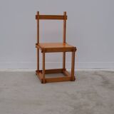 Solid pine chair, 1970