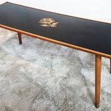 Table low vintage compass