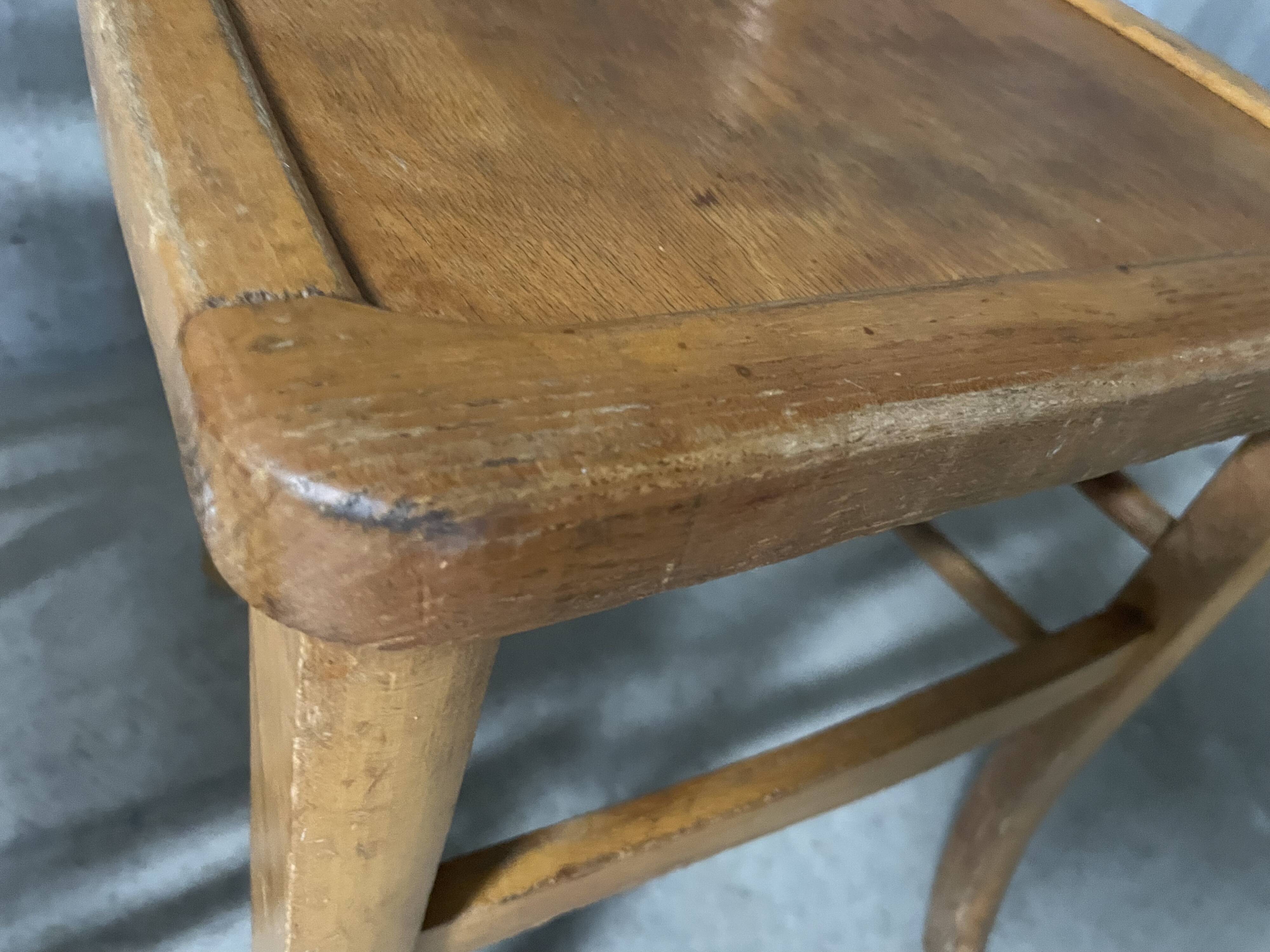 Pair of 1950s bistro chairs