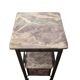 Antique French Bedside Table With Marble, late 1800s