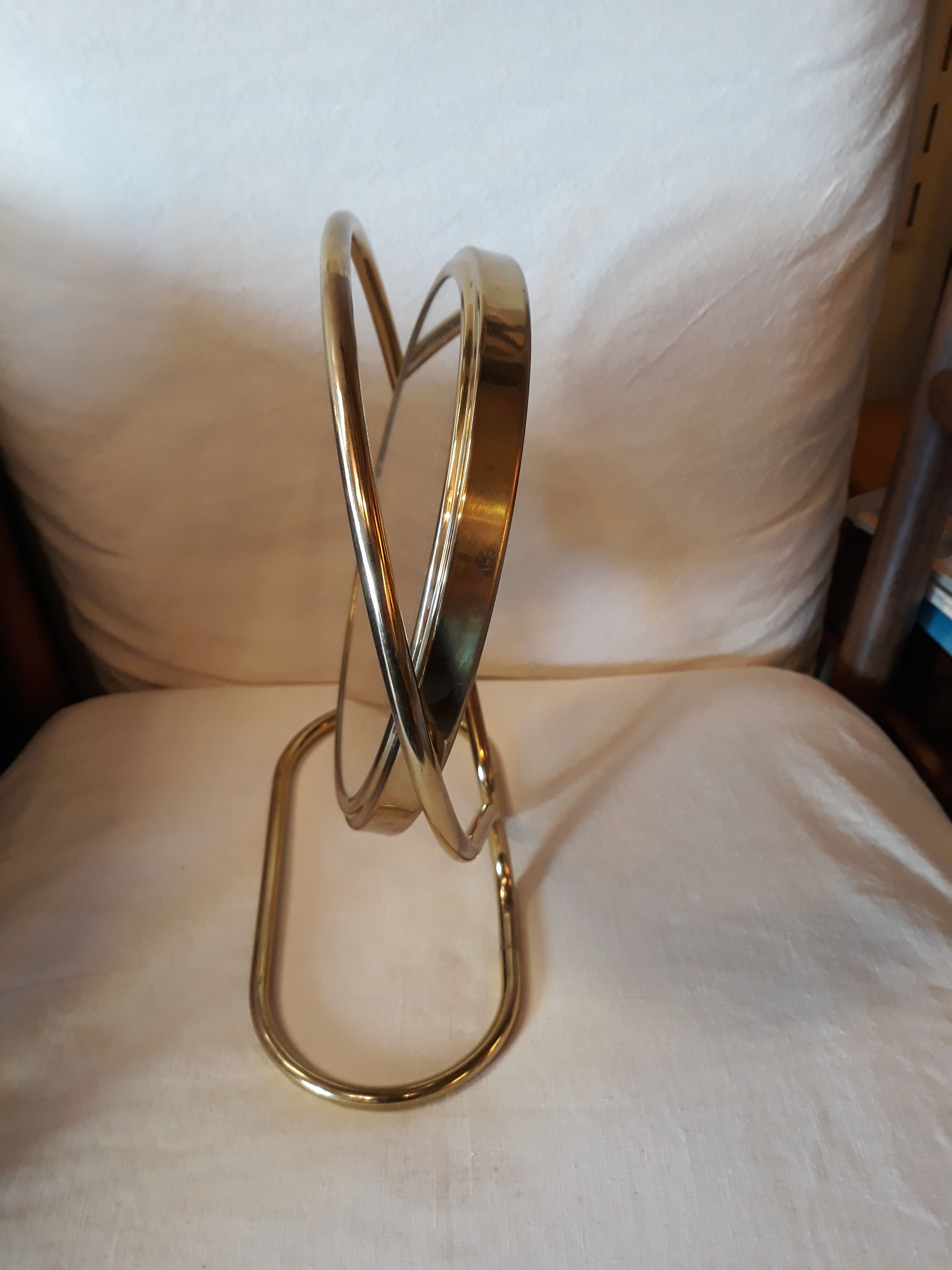 Psyche brass mirror 22x27cm