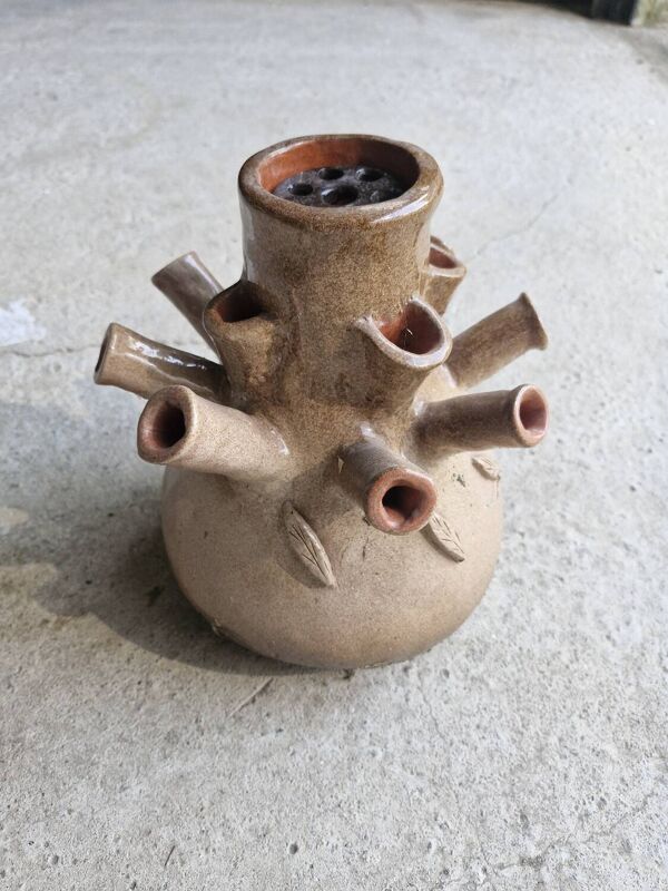 Vase soliflore ou bougeoire anémone