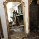 Large golden antique mirror 95x190cm