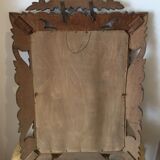 Large wooden mirror