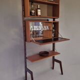 Teak bar cabinet Ergo, Vintage Scandinavian 1960s
