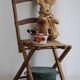 Folding wooden children's chair