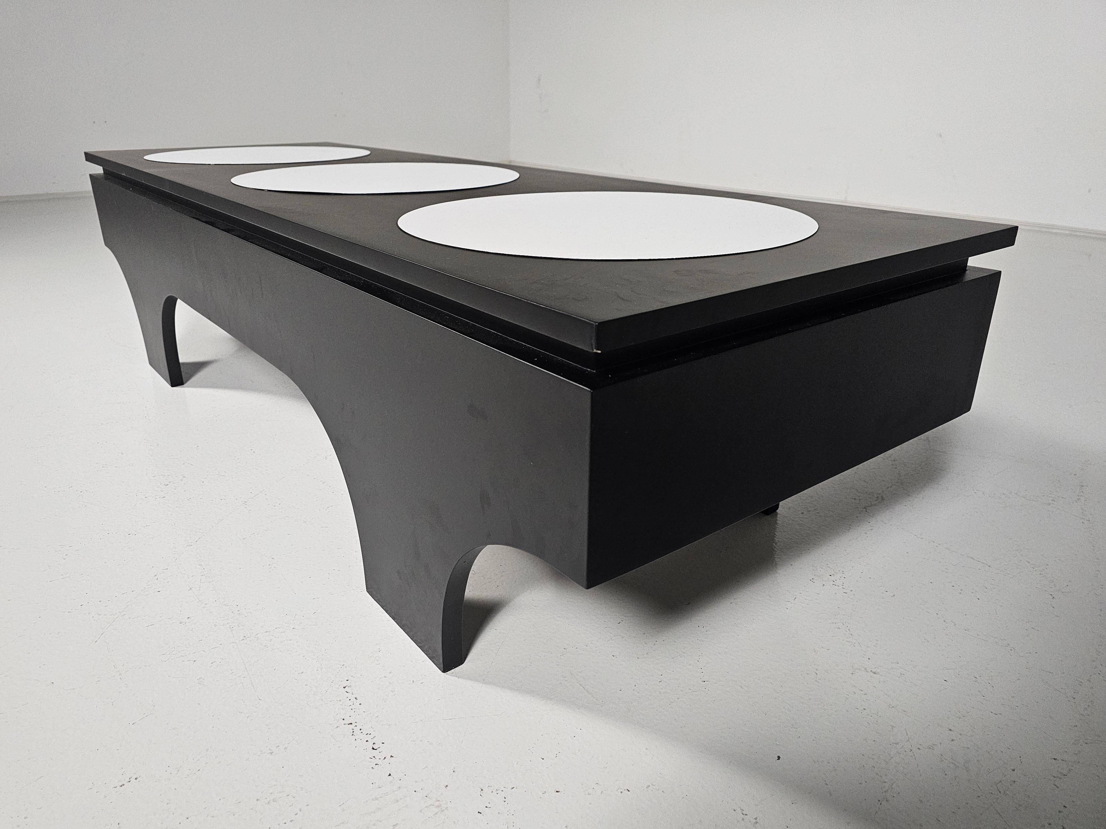 Coffee table by Emiel Veranneman and Victor Vasarely, 1960s