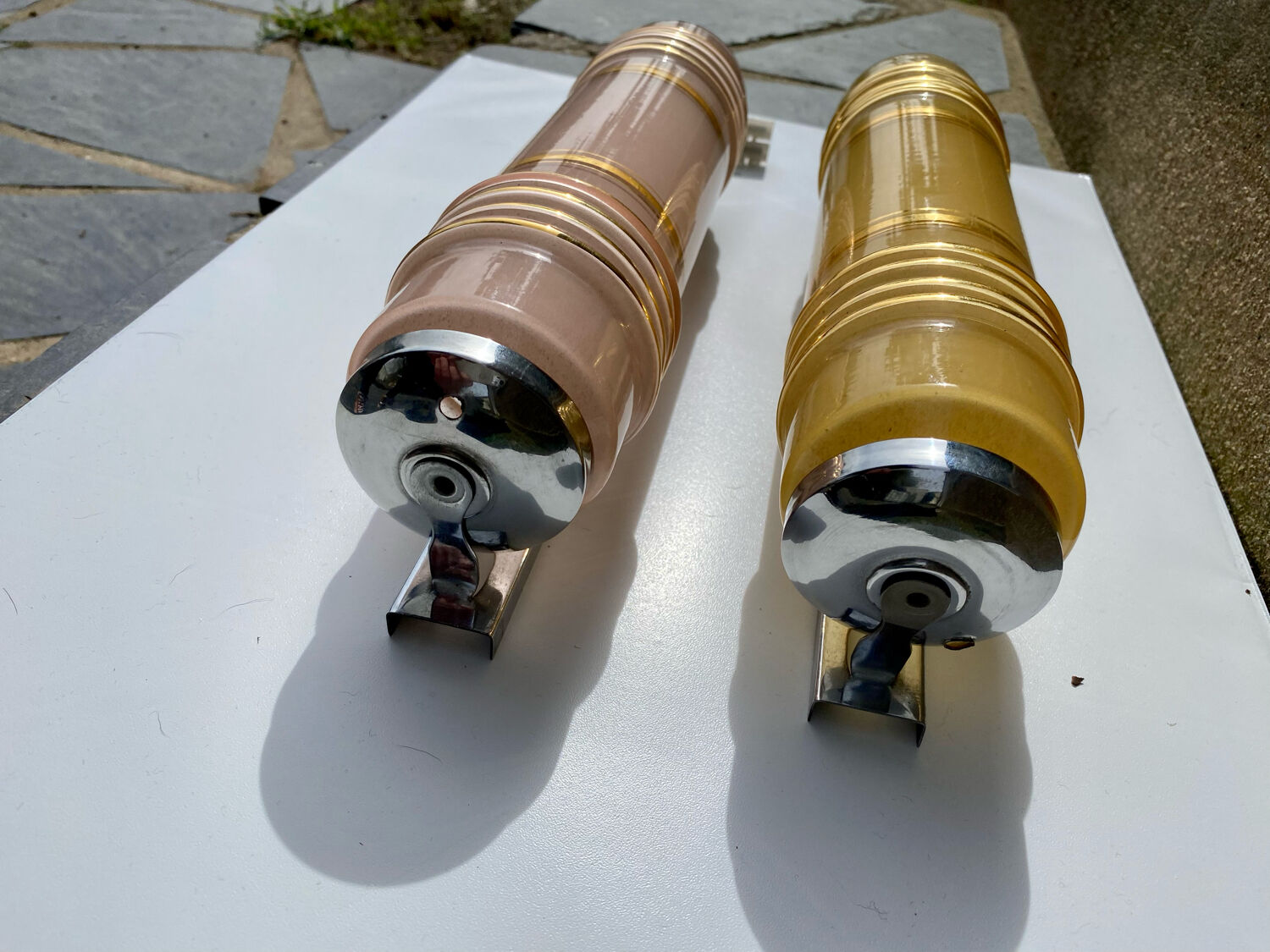 Two wall sconces circa 1930