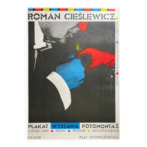 Affiche originale polonaise Exposition