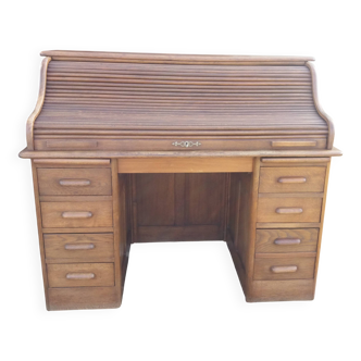 American oak desk