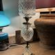 Vintage table lamp in brass and cut glass – Art Deco / Neo style