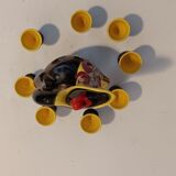 1960 Ceramics Liqueur Service Vallauris