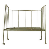 Lit banquette en métal vintage pour enfant