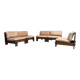 Mid-century brutalist lounge group, 1970s