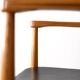 Scandinavian armchair covered in imitation leather