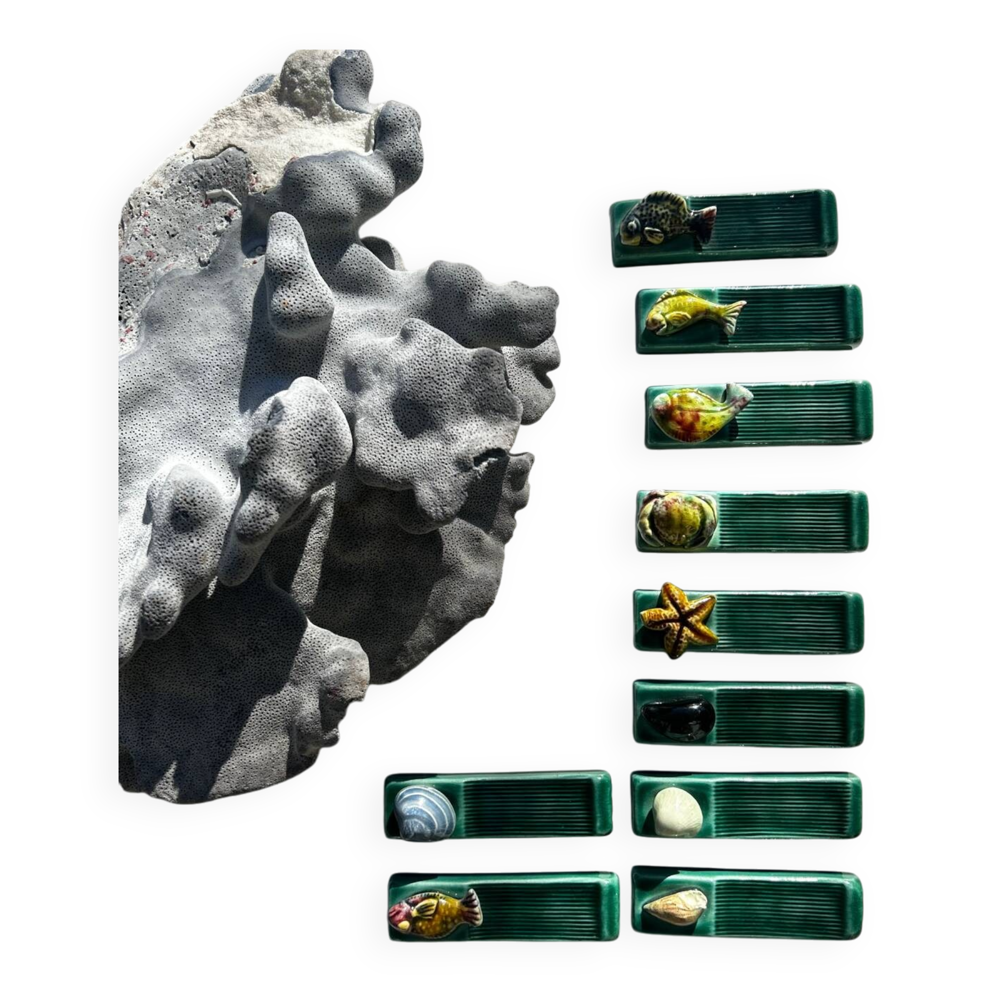 Barbotine knife holder