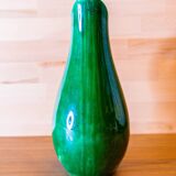 Green ceramic chest signed FG 70's