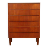 Vintage Danish chest of drawers | Teak | 6 drawers | 106 cm